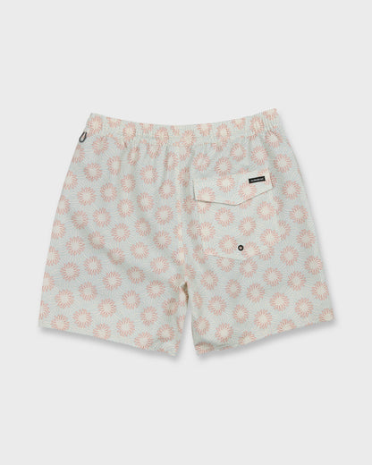 Ocean Mayhem 17" Swim Trunks - Bone White