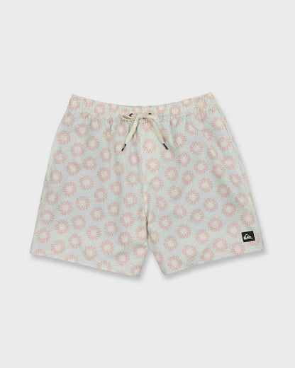 Ocean Mayhem 17" Swim Trunks - Bone White