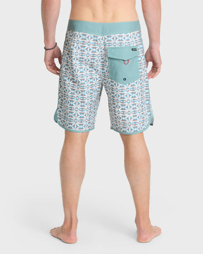 Nature Tile 19" Boardshorts - Peyote