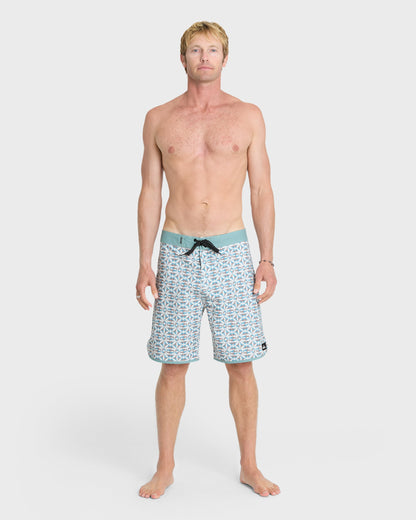 Nature Tile 19" Boardshorts - Peyote