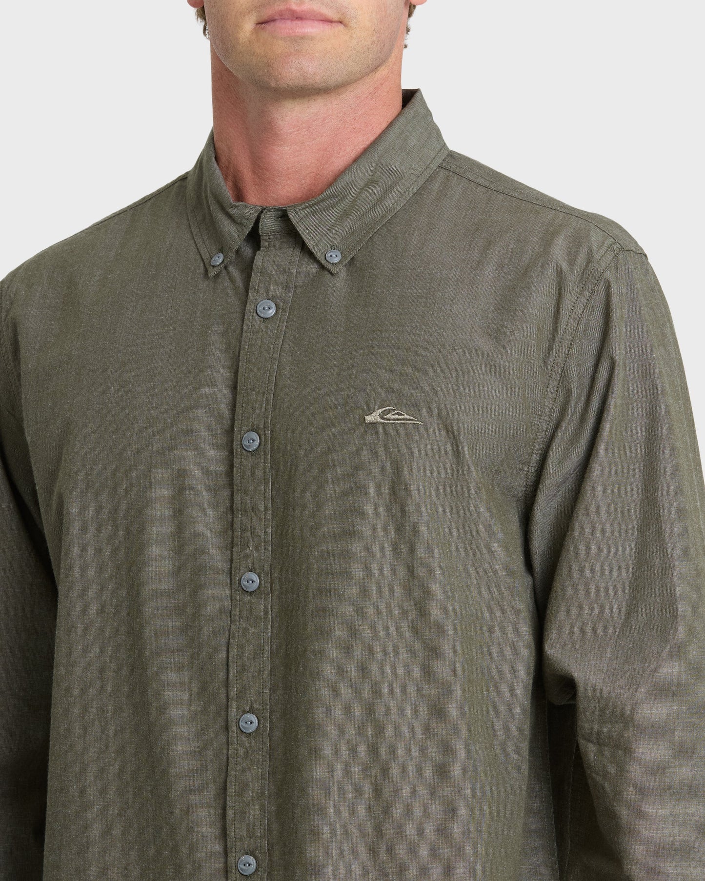 Shore Break Long Sleeve Woven Shirt - Grape Leaf