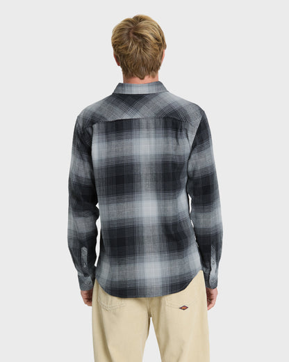 Avalon Long Sleeve Flannel Shirt - Anthracite