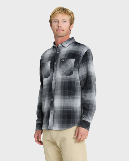 Avalon Long Sleeve Flannel Shirt - Anthracite