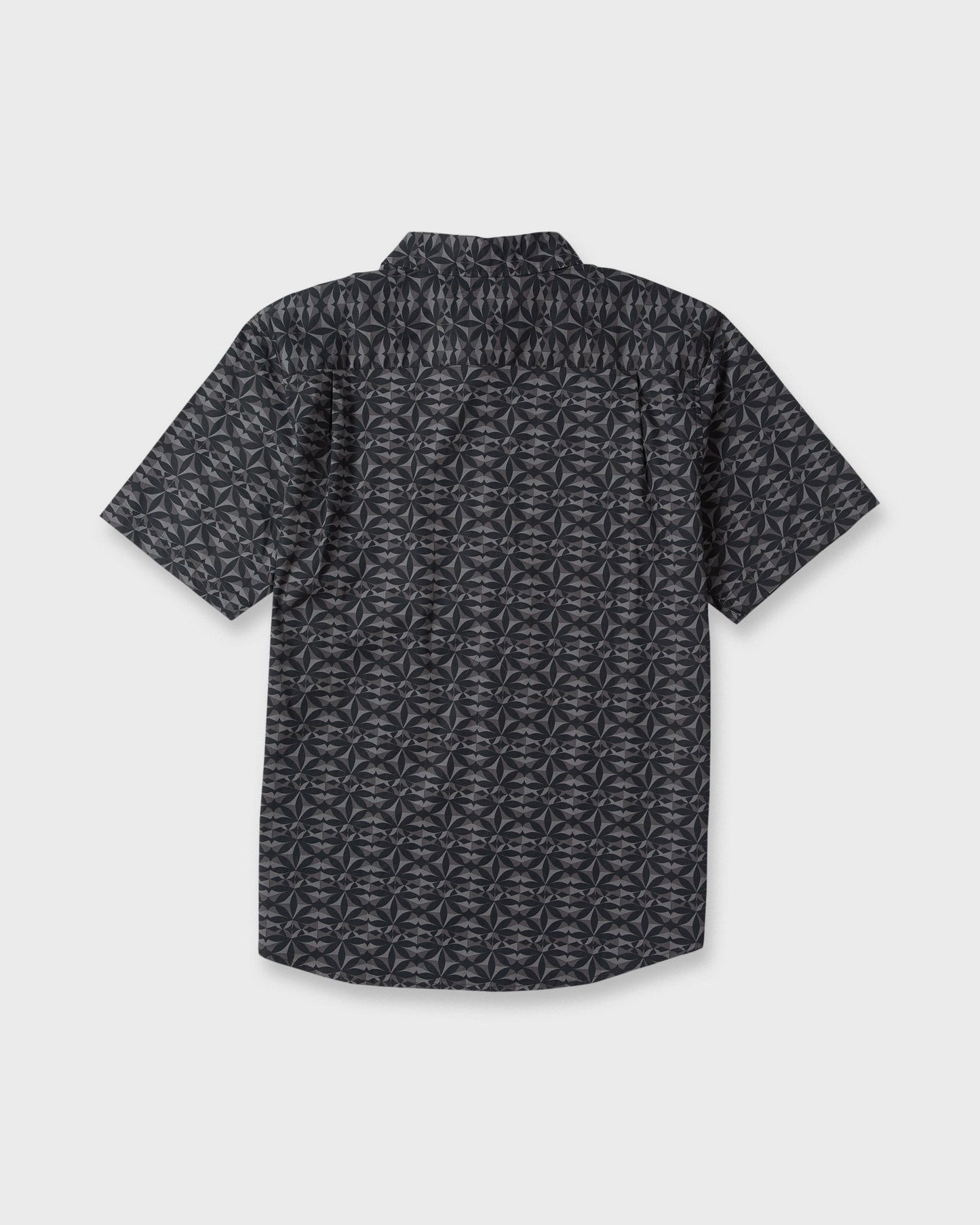 Nature Tile Classic Short Sleeve Woven Shirt - Anthracite