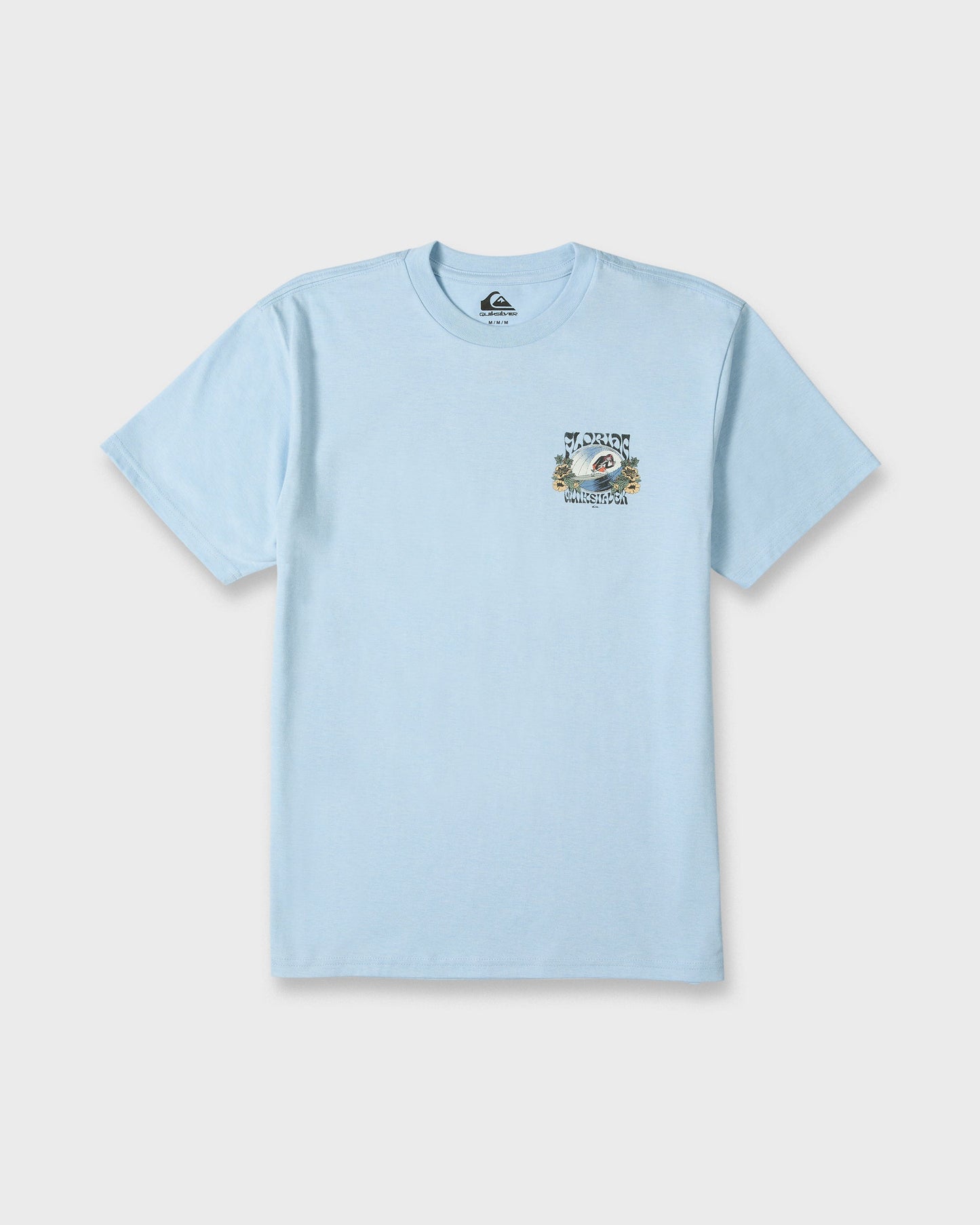 Grateful Florida Classic Short Sleeve Knit T-Shirt - Skyway Heather