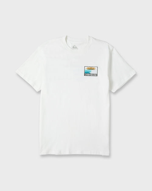 Rise Above Classic Short Sleeve Knit T-Shirt - White