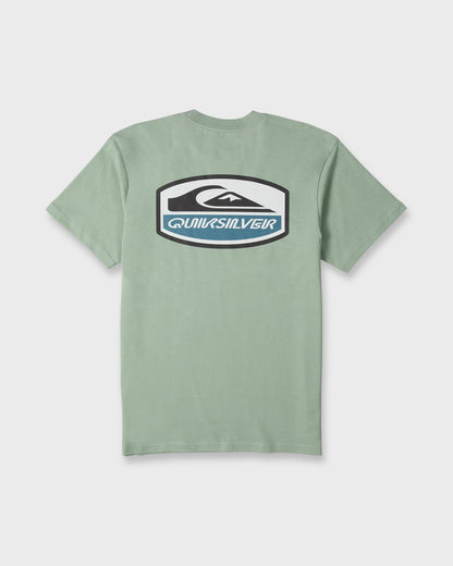 Shapers Crest Short Sleeve Cotton T-Shirt - Iceberg Green