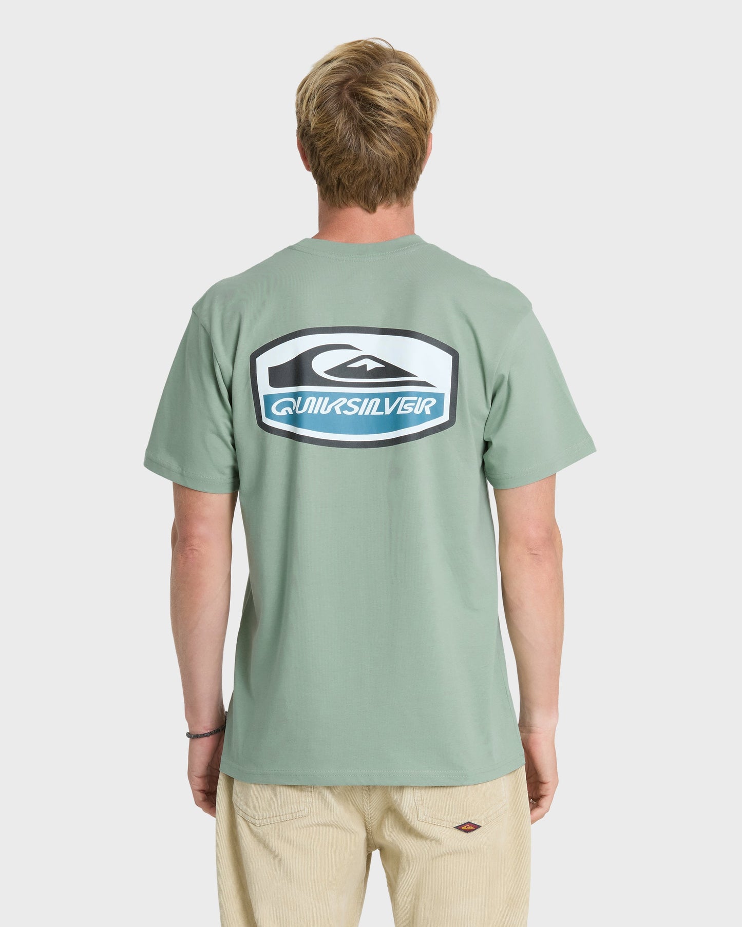 Shapers Crest Short Sleeve Cotton T-Shirt - Iceberg Green