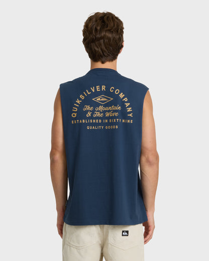 Garage Days Tank Top - Dark Denim
