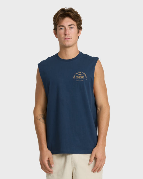 Garage Days Tank Top - Dark Denim
