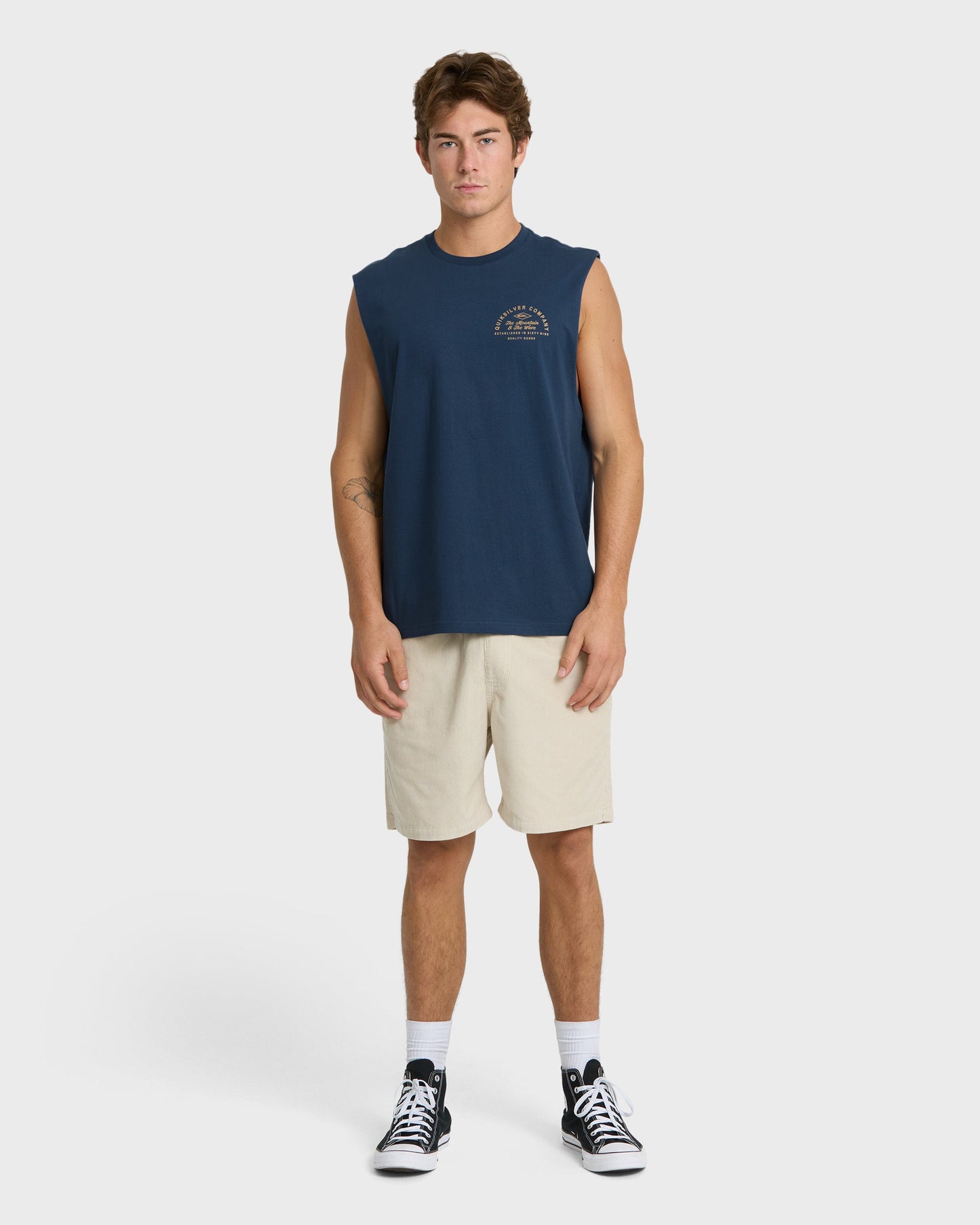 Garage Days Tank Top - Dark Denim