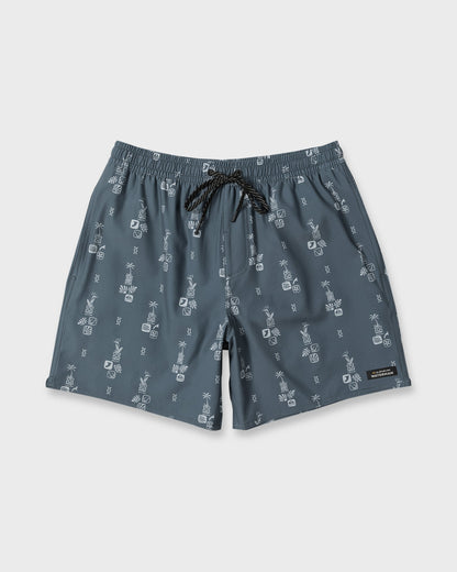 Waterman Mix Pack 17" Swim Trunks - Dark Slate