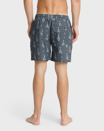 Waterman Mix Pack 17" Swim Trunks - Dark Slate