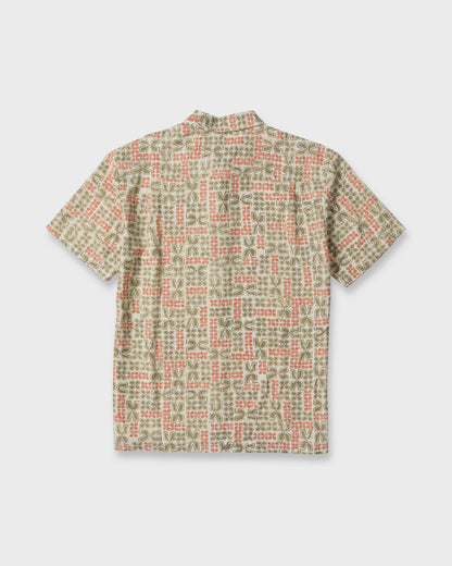 Waterman Boca Short Sleeve Woven Shirt - Moonbeam