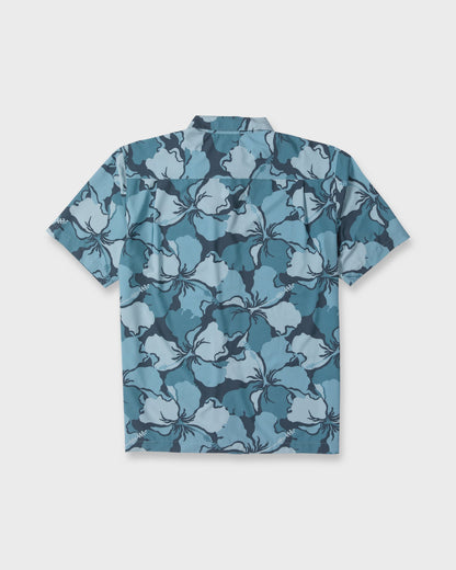 Waterman Mix Performance Pack Short Sleeve Woven Shirt - Blue Nights