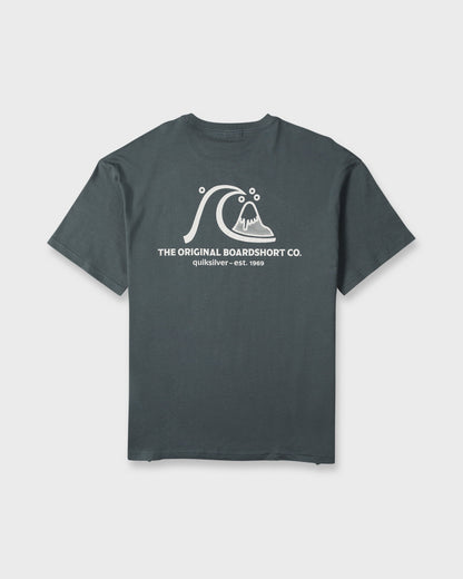 OG Surf Company ORG Short Sleeve Cotton T-Shirt - Dark Slate