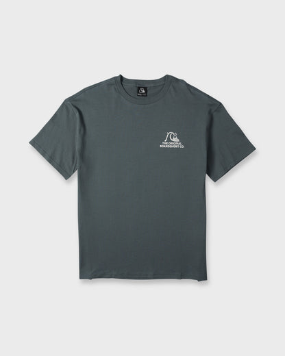 OG Surf Company ORG Short Sleeve Cotton T-Shirt - Dark Slate
