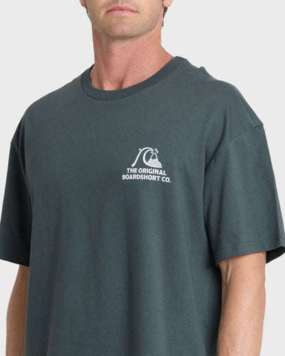 OG Surf Company ORG Short Sleeve Cotton T-Shirt - Dark Slate