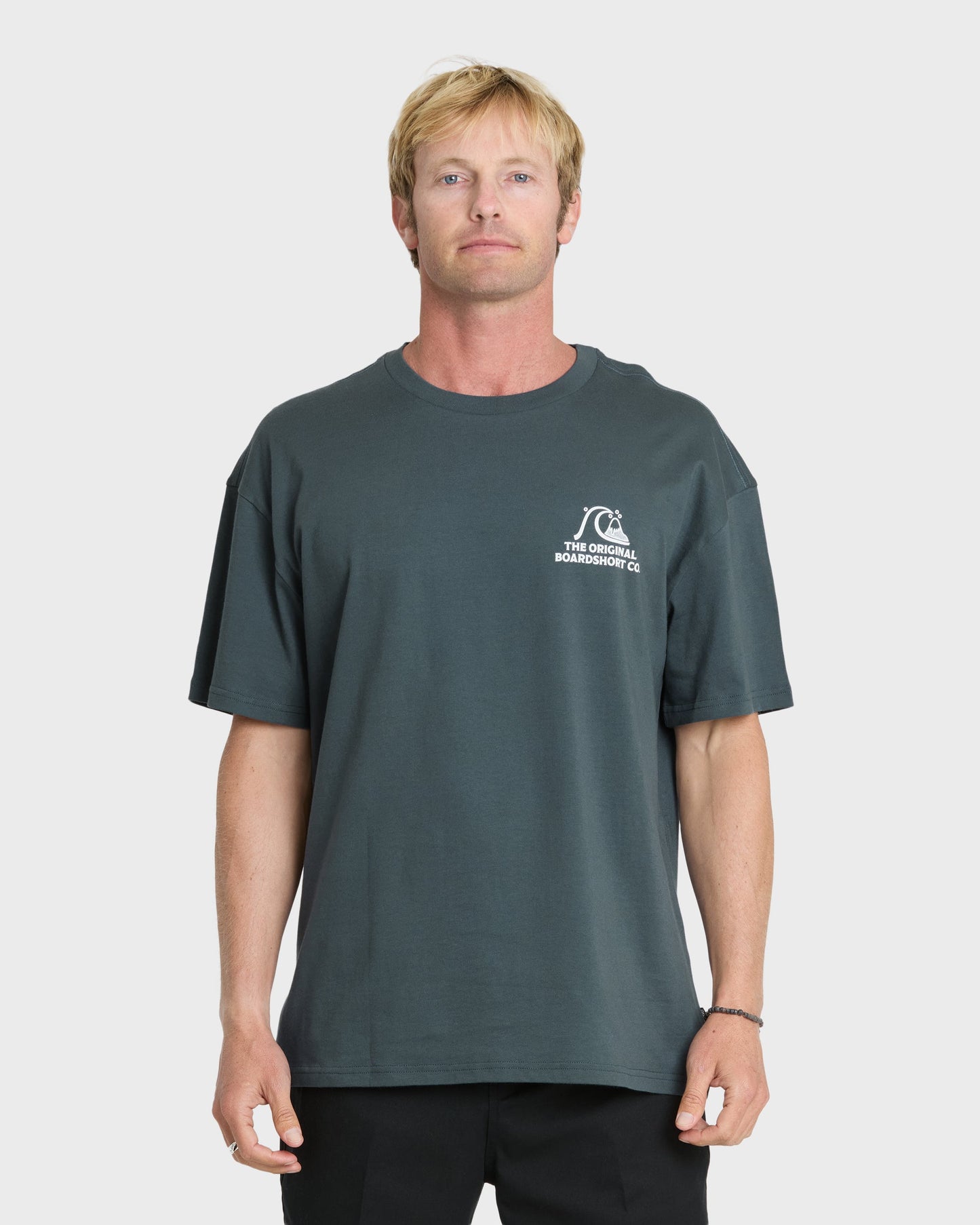 OG Surf Company ORG Short Sleeve Cotton T-Shirt - Dark Slate