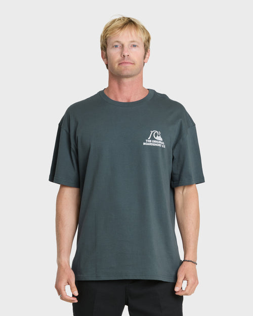 OG Surf Company ORG Short Sleeve Cotton T-Shirt - Dark Slate