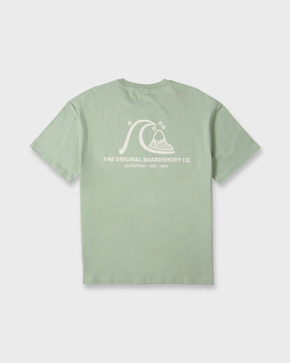 OG Surf Company ORG Short Sleeve Cotton T-Shirt - Iceberg Green
