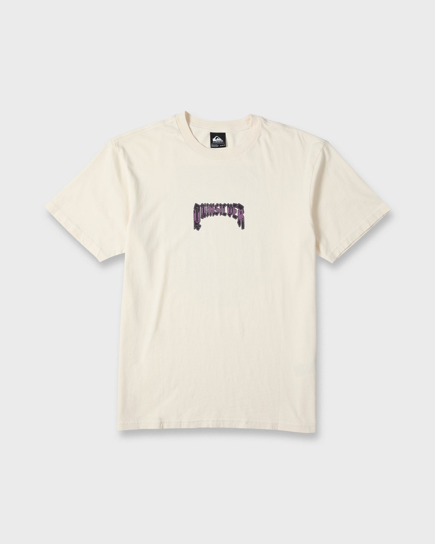 Unlocked Pigment Dye Short Sleeve Knit T-Shirt - Silver Birch