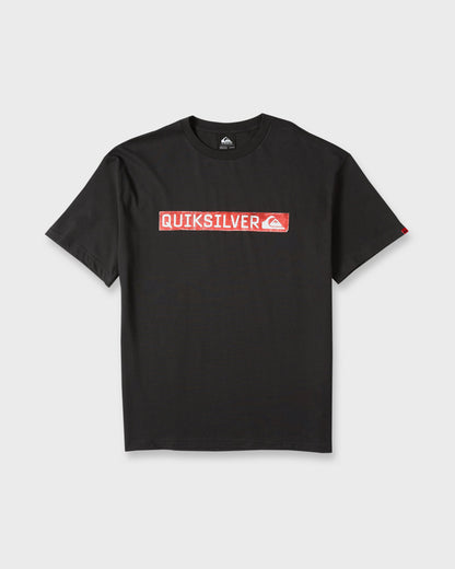 Young Guns Clicker Red Box Short Sleeve Knit T-Shirt - Black