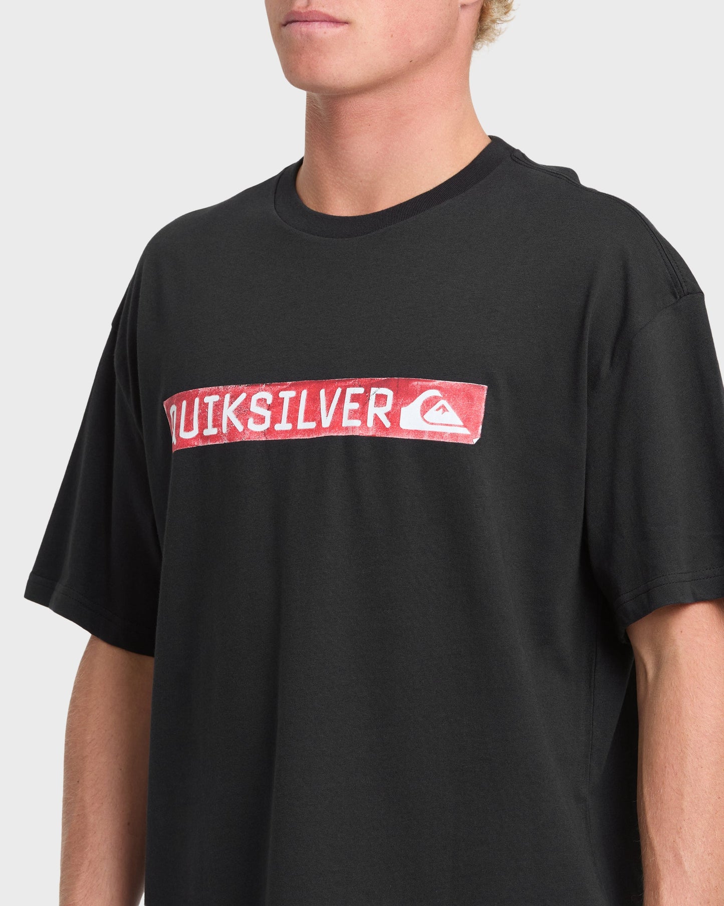 Young Guns Clicker Red Box Short Sleeve Knit T-Shirt - Black