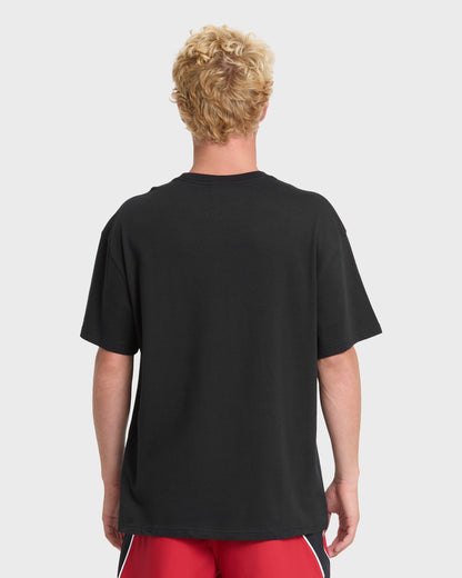 Young Guns Clicker Red Box Short Sleeve Knit T-Shirt - Black