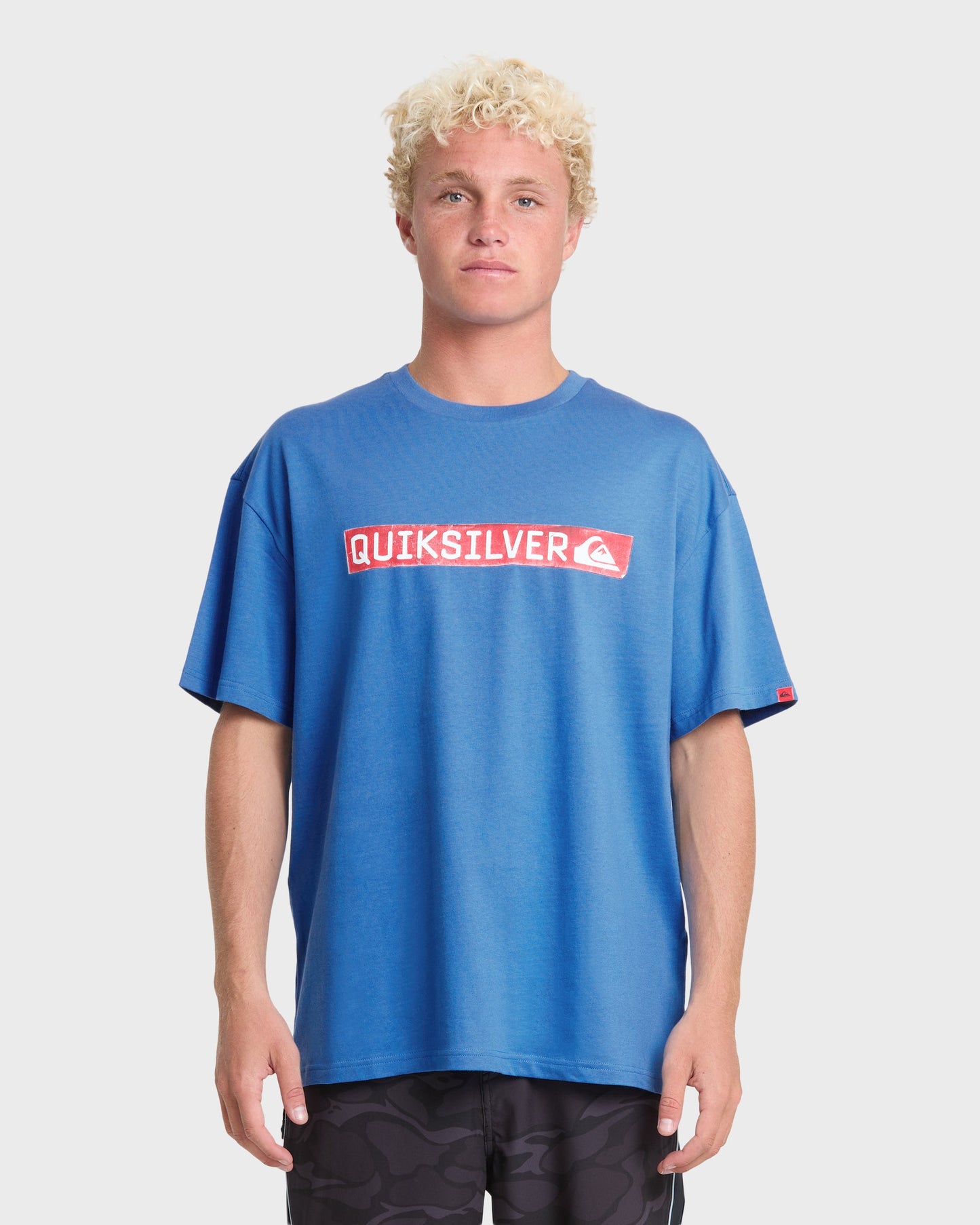 Young Guns Clicker Red Box Short Sleeve Knit T-Shirt - Palace Blue