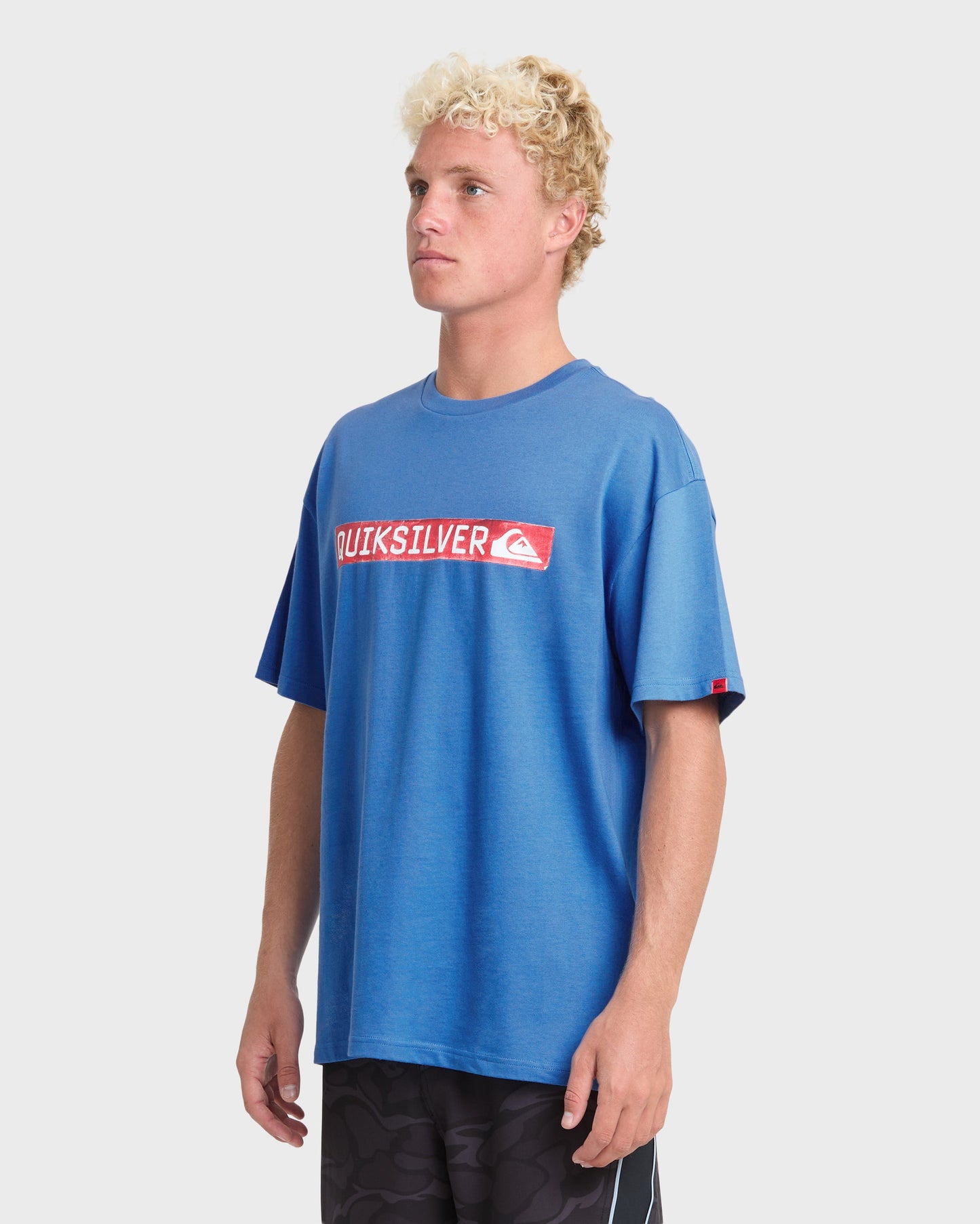 Young Guns Clicker Red Box Short Sleeve Knit T-Shirt - Palace Blue