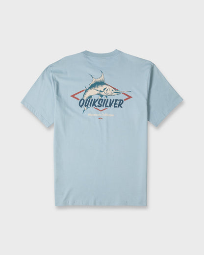 Waterman Air Show Classic Short Sleeve Knit T-Shirt - Dusty Blue