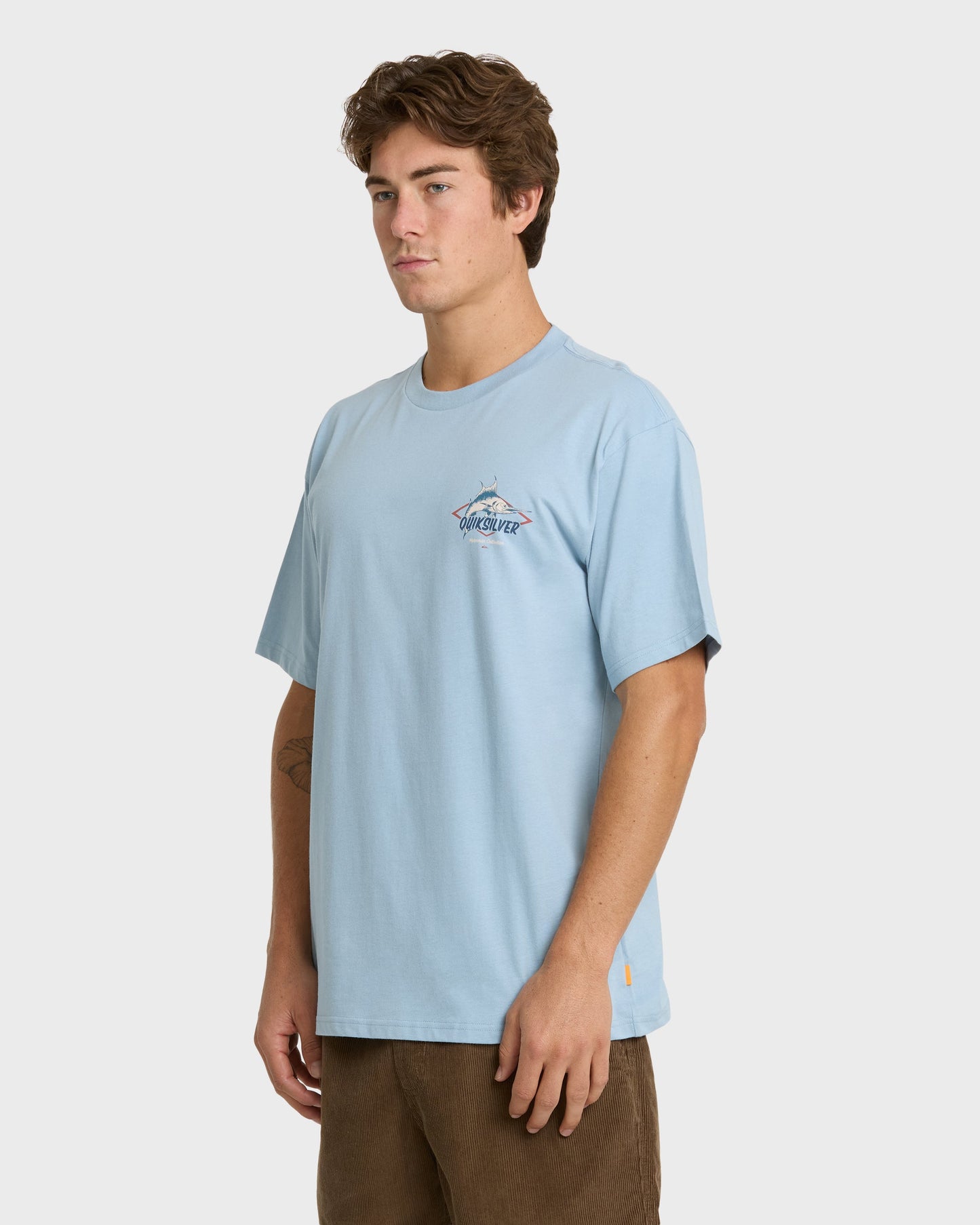Waterman Air Show Classic Short Sleeve Knit T-Shirt - Dusty Blue