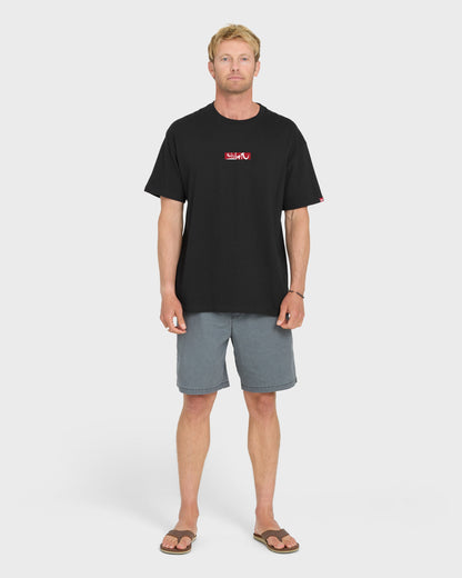 Young Guns Impaired Surf Short Sleeve T-Shirt - Black