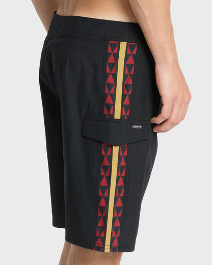 Hawaii Spearhead 20" Boardshorts - Black