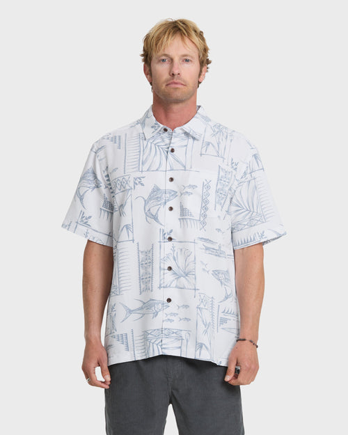 Waterman Performance Pack Short Sleeve Woven Shirt - White