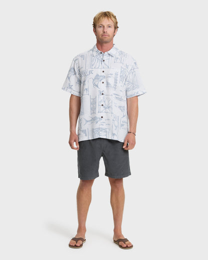 Waterman Performance Pack Short Sleeve Woven Shirt - White