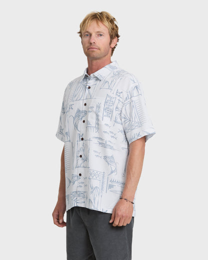 Waterman Performance Pack Short Sleeve Woven Shirt - White