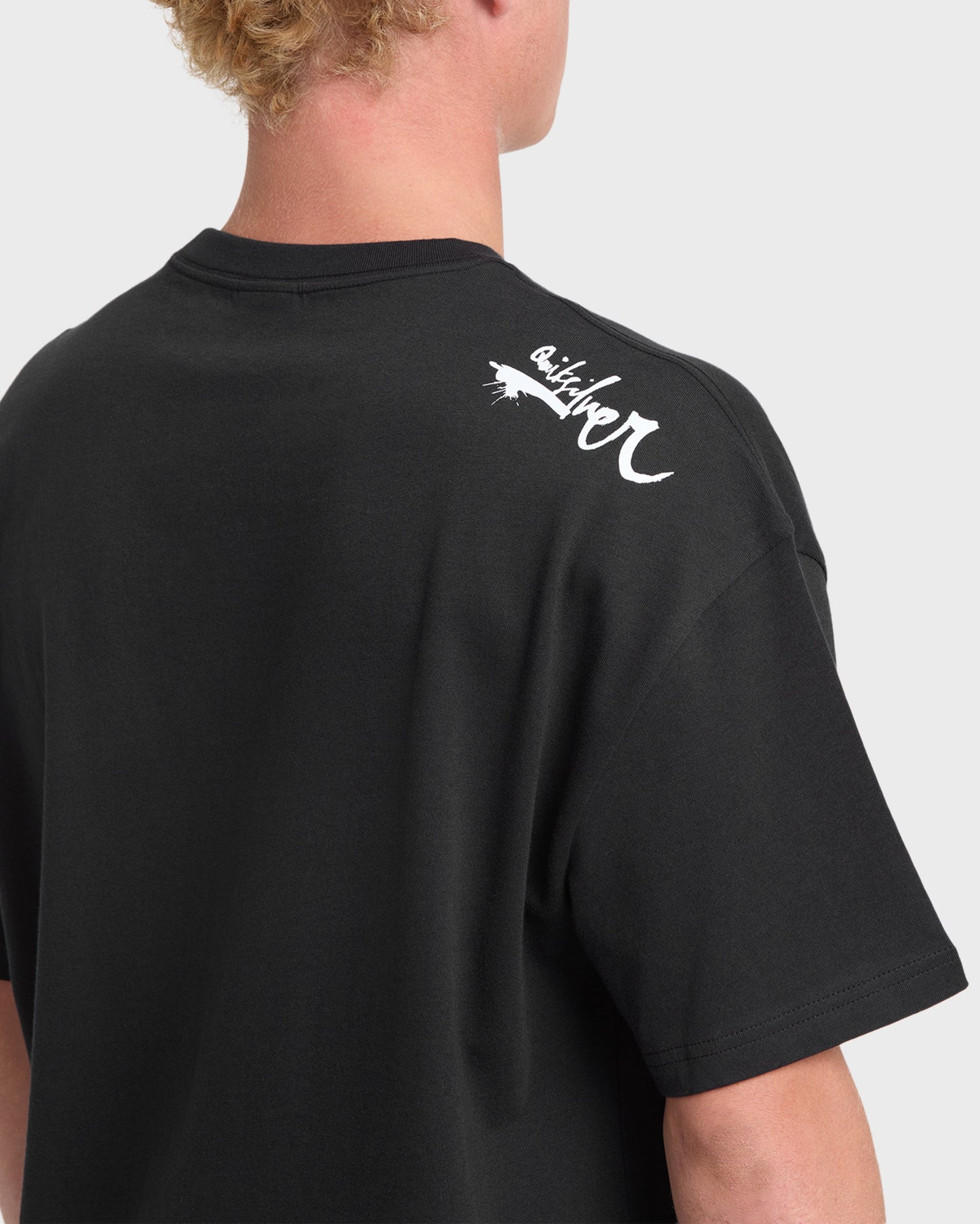 Young Guns Script Sticker Slap Short Sleeve Knit T-Shirt - Black