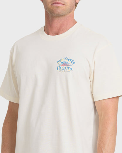 Pacifico Signage Short Sleeve Knit T-Shirt - Tofu