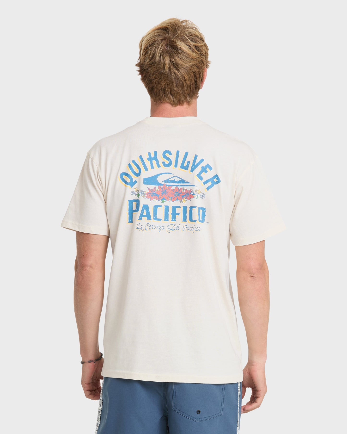 Pacifico Signage Short Sleeve Knit T-Shirt - Tofu