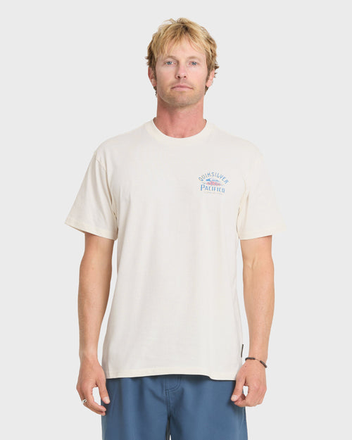 Pacifico Signage Short Sleeve Knit T-Shirt - Tofu