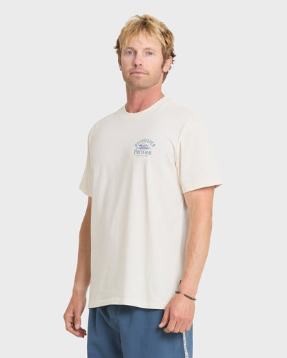 Pacifico Signage Short Sleeve Knit T-Shirt - Tofu