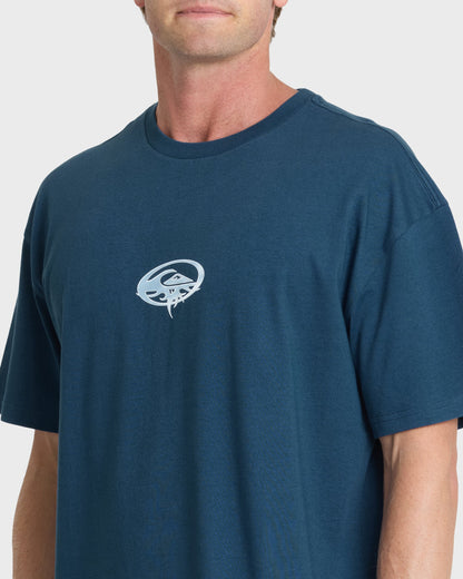 Chrome Thorn Mercury Short Sleeve Knit T-Shirt - Dark Denim