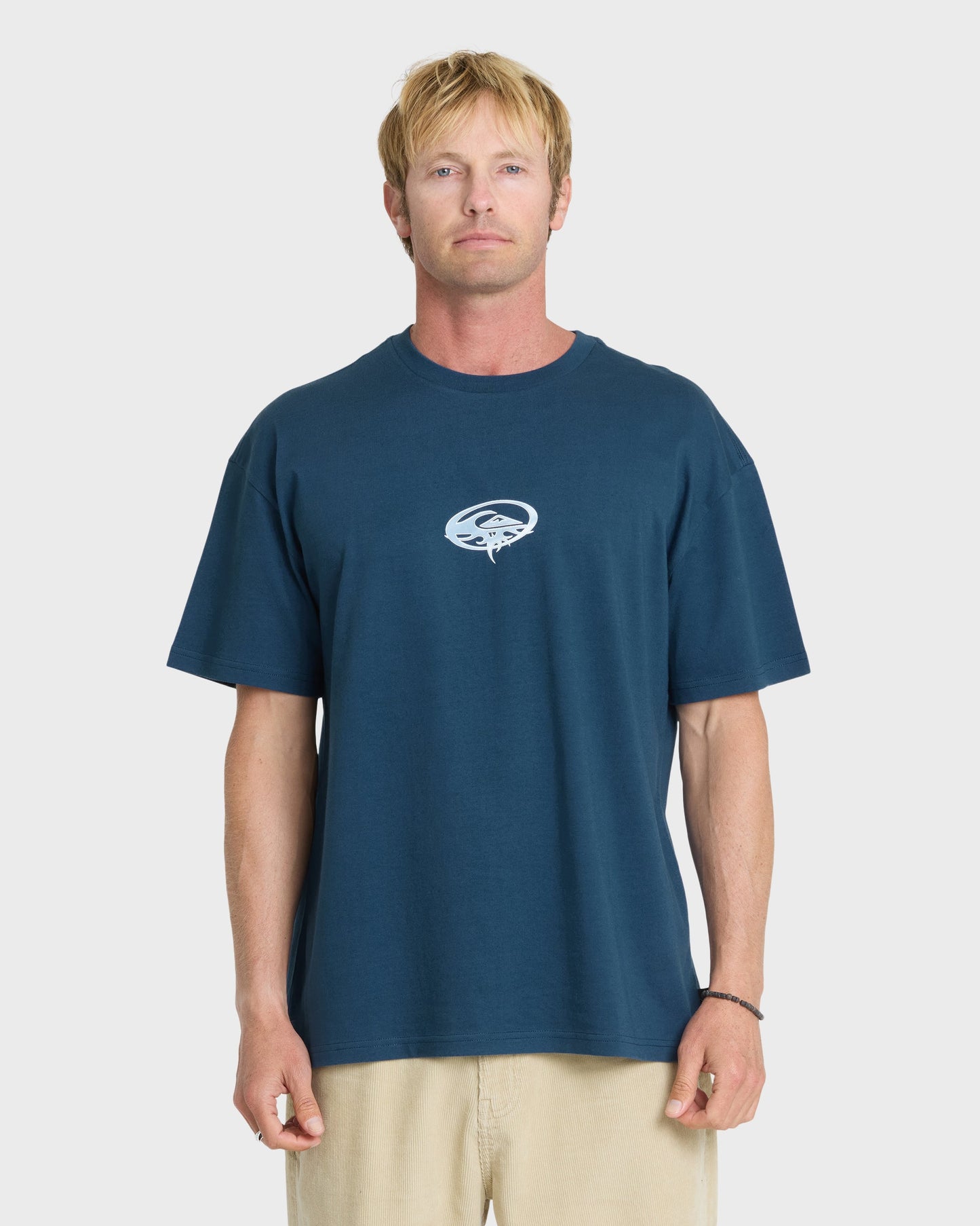 Chrome Thorn Mercury Short Sleeve Knit T-Shirt - Dark Denim
