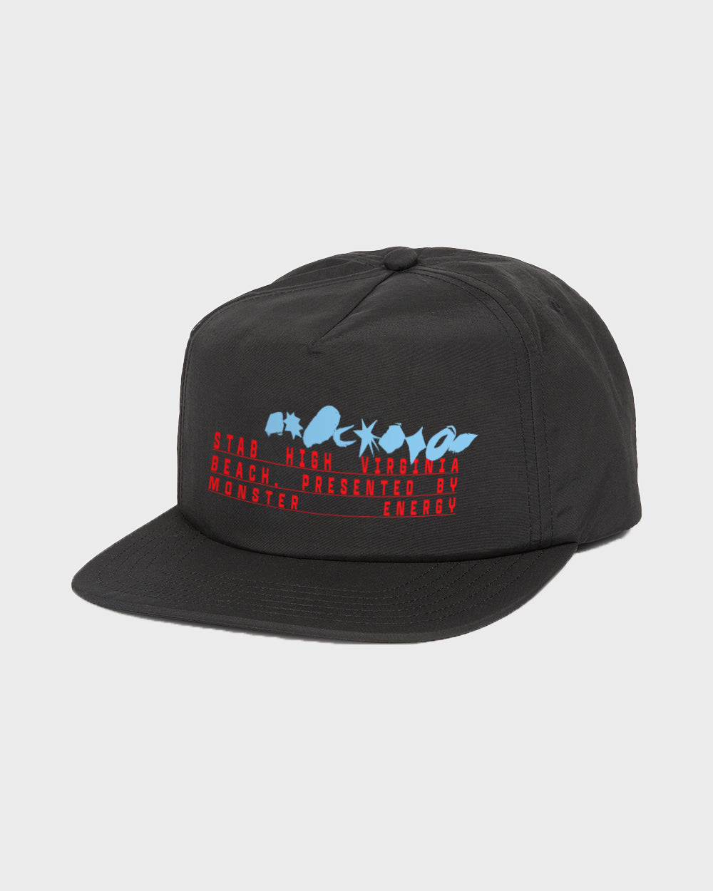 Stab High Snapback Hat - Black