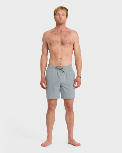 Taxer Amphibian 18" Hybrid Shorts - Smoked Gray