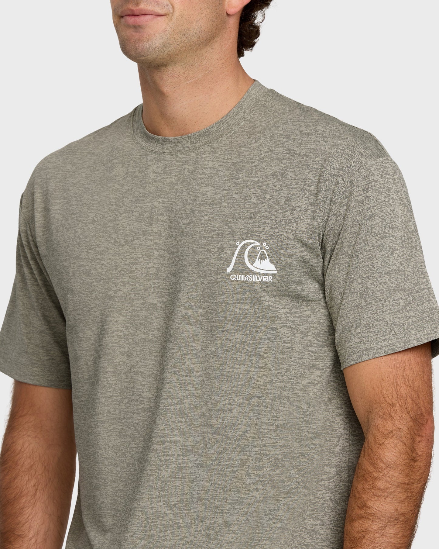 DNA Logo Surf Short Sleeve Surf Tee - Smoked Gray Heather