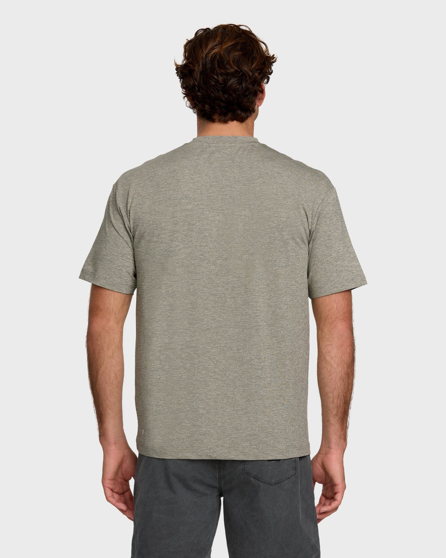 DNA Logo Surf Short Sleeve Surf Tee - Smoked Gray Heather