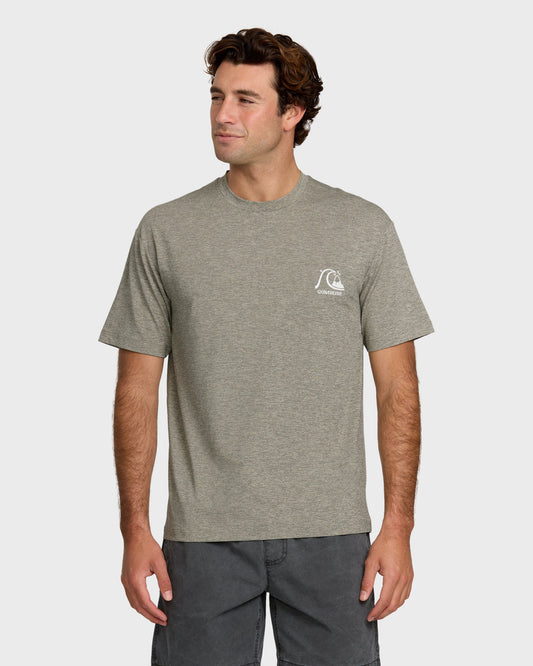 DNA Logo Surf Short Sleeve Surf Tee - Smoked Gray Heather